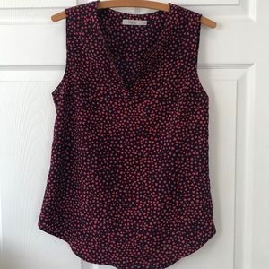 Sleeveless heart blouse